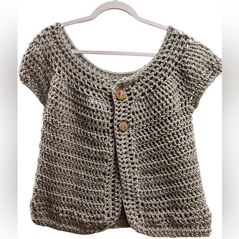 Handmade crotchet vest
